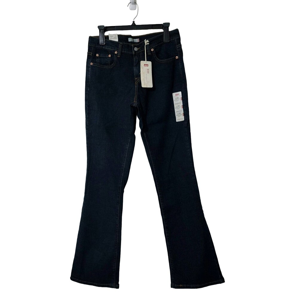 Levi’s 515 Bootcut Jeans Women’s Size 6 Long Stretch Denim Dark Wash Y2K NWT